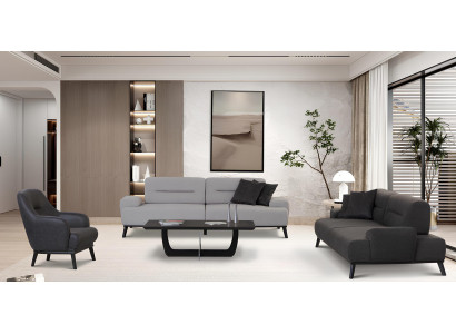 Bequemes 3-Sitzer Sofa Set für stilvolle und moderne Einrichtungen