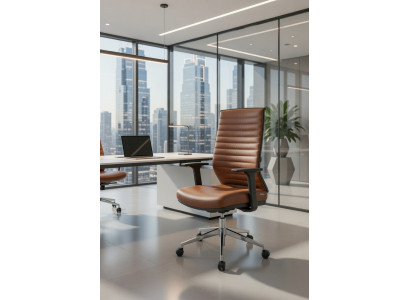 Bürostuhl Kunstleder Ergonomisch Mit Verstellbaren Armlehnen