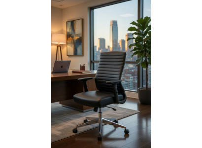 Komfortabler Bürostuhl für Büro und Homeoffice Schwarz