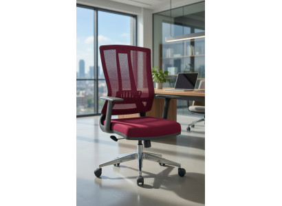 Bequemer Bürostuhl Mit Stabilen Metallgestell für Büros und Homeoffice
