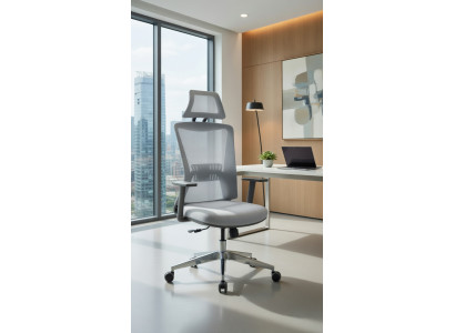 Höhenverstellbarer Bürostuhl für ergonomisches Sitzen und Komfort