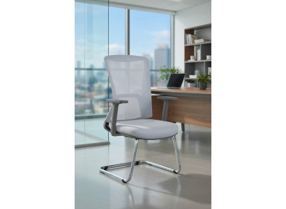 Bequemer Bürostuhl mit ergonomischer Rückenlehne für längeres Sitzen