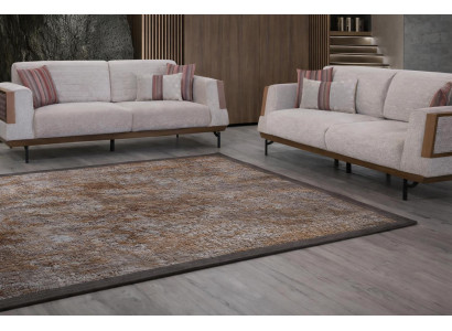 Beige Wohnzimmer Sofagarnitur 2x Polster 3-Sitzer Edle Couchen 2tlg