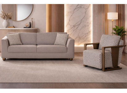 ***Modernes Sofa mit Sessel im eleganten Design für dein Wohnzimmer