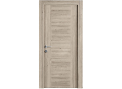 Stilvolle hellbraune Innentür Moderne Designertür Premium-Qualität