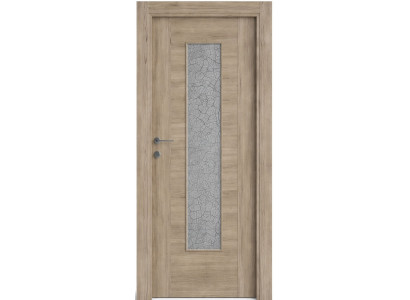 Braune moderne Innentür Umweltfreundliche Holztür für Esszimmer und Wohnzimmer