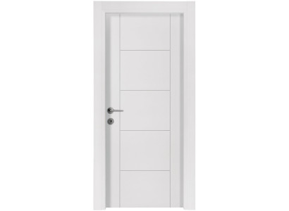 Stilvolle weiße Zimmertür aus Holz MDF-Tür im Minimalismus-Stil Premium-Türen