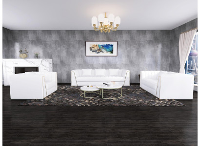 Wohnzimmergarnitur 3+2+1 Sitzer Moderne Möbel Luxuriöses Set 3tlg