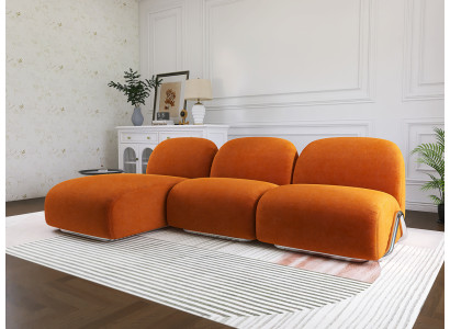 Luxuriöses Ecksofa L-form Design Stilvolles Wohnzimmermöbel Moderne Sofa