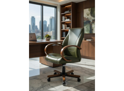 Ergonomischer Bürosessel für Büro und Homeoffice in Grün