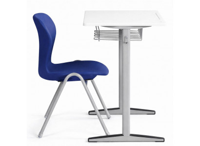 Schulbank mit Stuhl ergonomisches Design modernes Metallgestell