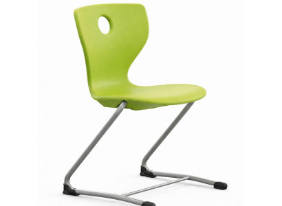 Ergonomischer Stuhl mit modernem Design und stabilem Metallgestell