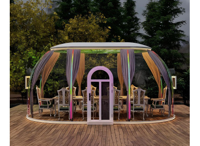 Moderne Großer Pavillon für 10–12 Personen Luxuriöses Gartenpavillon