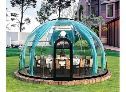 Robuster Großer Gartenpavillon Moderne Outdoor Pavillon aus Polycarbonat