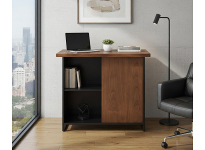 Robustes Sideboard Holz Metall Braun Schwarz für Ihr Zuhause