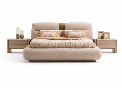 Luxuriöses Schlafzimmermöbel Set Bett Beige Schrank Komplettes Nachttische