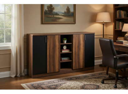 Design Konsole mit offenen Fächern und Stauraum