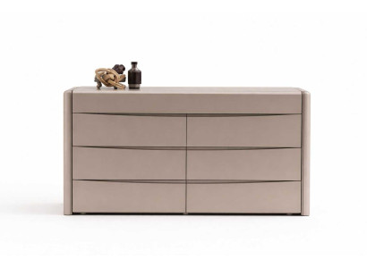 Kommode Kommodenschrank Schrank Stauraummöbel  Holz und Metallakzenten