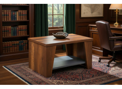 Couchtisch aus Holz mit Ablagefach für Wohnzimmer und Büro