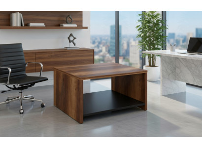 Eleganter Couchtisch Holz mit Ablagefläche modern
