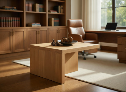 Praktischer Couchtisch aus Holz für modernes Interieur
