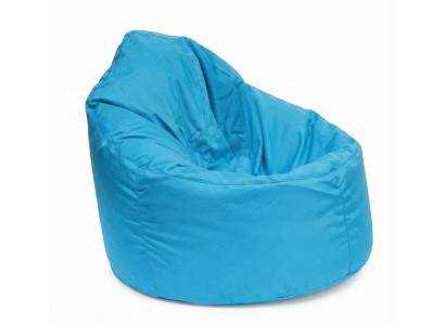Moderner Sitzsack Pouf in Blau mit ergonomischer Form und Komfort