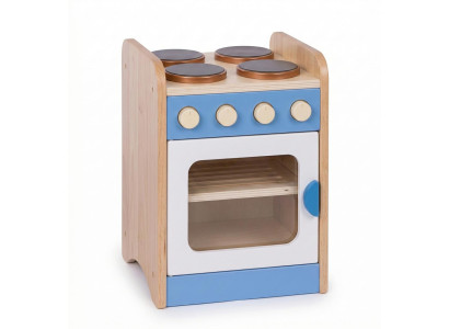 Spielzeugherd für Kinder mit buntem Design und funktionalen Knöpfen
