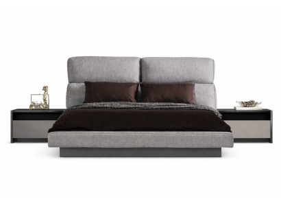 Schlafzimmer Designer Bett 2x Nachttische Luxuriöses Einrichtung Komplettes