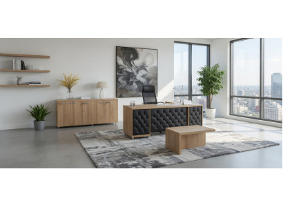 Modernes Arbeitszimmer Set Schreibtisch Couchtisch und Konsole