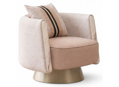 Stilvolles Sessel im modernen Look – Beige mit elegantem Detail