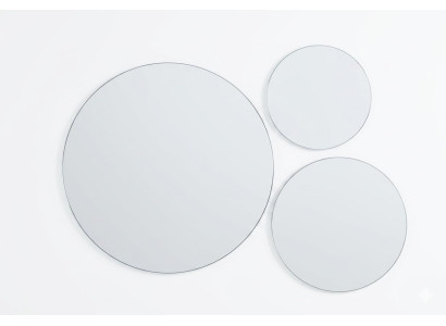 Spiegel Set im minimalistischen Design mit drei kreisrunden Spiegeln