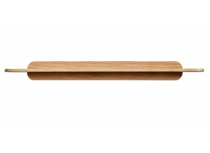 Modernes Wandregal aus Holz im eleganten minimalistischen Stil