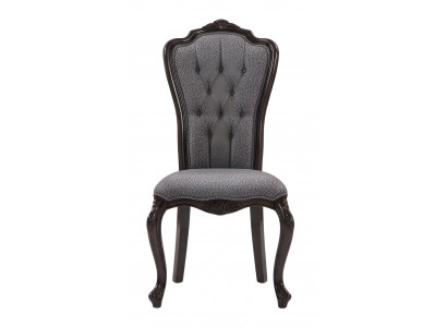 Schicker Chesterfield Einzelstuhl Exklusiver Holzrahmen Luxus Möbel