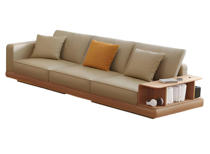 Modernes 3-Sitzer Sofa Beige Designer Couch stilvolles Wohnzimmercouch