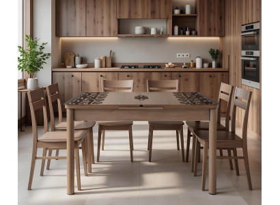 Esstisch Esszimmer Rechteckig Braun Komfort Tisch Modern Braun Neu