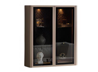 Designer Wandregal Vitrine Modern Hängeregal Wohnzimmer
