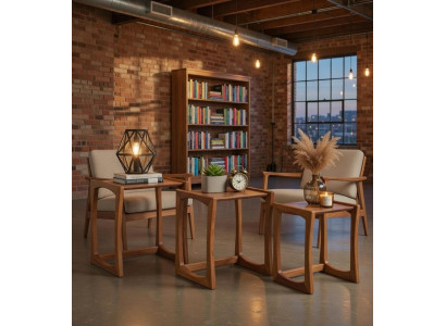 Couchtische Wohnzimmer Beistelltisch Praktisch Holz Braun Komfort Neu