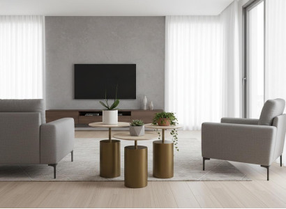 Elegant Couchtische Komfort Wohnzimmer Stilvoll Exklusiv Rund Neu