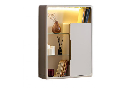 Modernes Wandregal mit LED-Beleuchtung