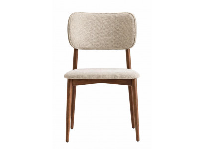 Esstischstuhl Moderner Stil Weiche Polsterung Beige Elegantes Design