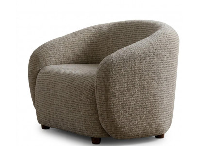 Wohnzimmer Sessel Moderner Stil Beige Holzgestell Weiches Kopfteil
