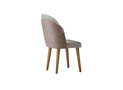 Esstischstühl Moderner Stil Weiche Polsterung Beige Elegantes Design