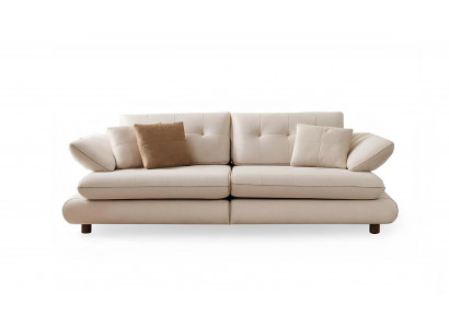 Sofa Weiß Moderner Stil Holzrahmen Großes Sofa Holzarmlehnen Neu