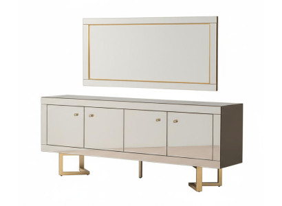 Modernes Sideboard mit Spiegel – elegant und funktional gestaltet