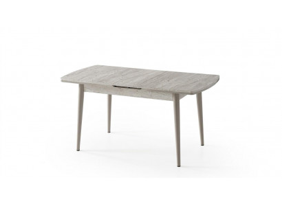 Esstisch Travertin Bequem Moderner Komfortabel Beige Klappbar