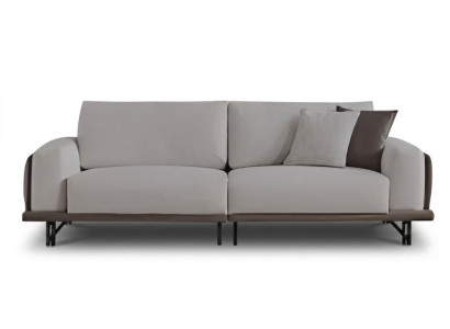 Modernes 3-Sitzer Sofa Weiß Elegante Couch