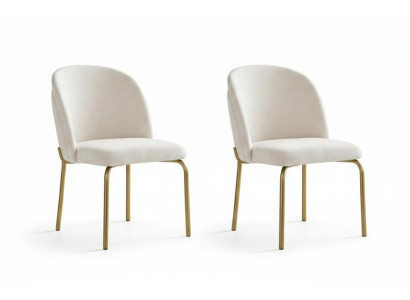Modernes Stuhlset mit stilvollem Design und hohem Sitzkomfort.