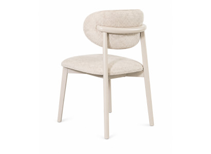 Moderner Esszimmerstuhl mit weicher Polsterung in Beige stilvolle Möbel