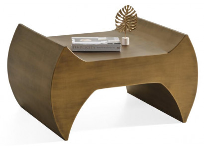Wohnzimmer Couchtisch Neu Metall Gold Luxus Stilvoll Rechteckig Luxus