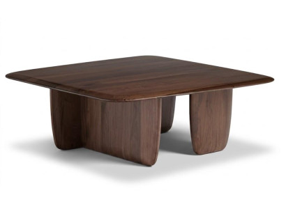 Design Couchtisch Japandi Stil Holz Braun Modern.